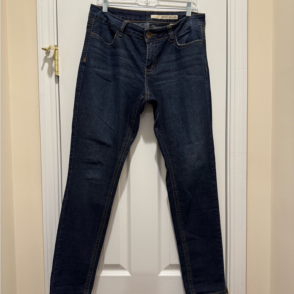 Dkny Blue Skinny Jeans Classic Fit